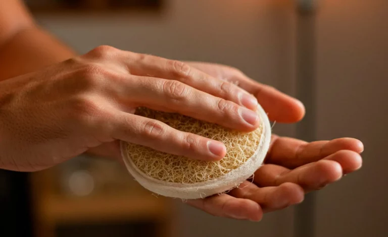 Luffa aegyptiaca para el cuidado de las manos