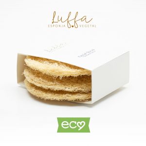 imagen discos faciales exfoliante natural luffa esponja natural